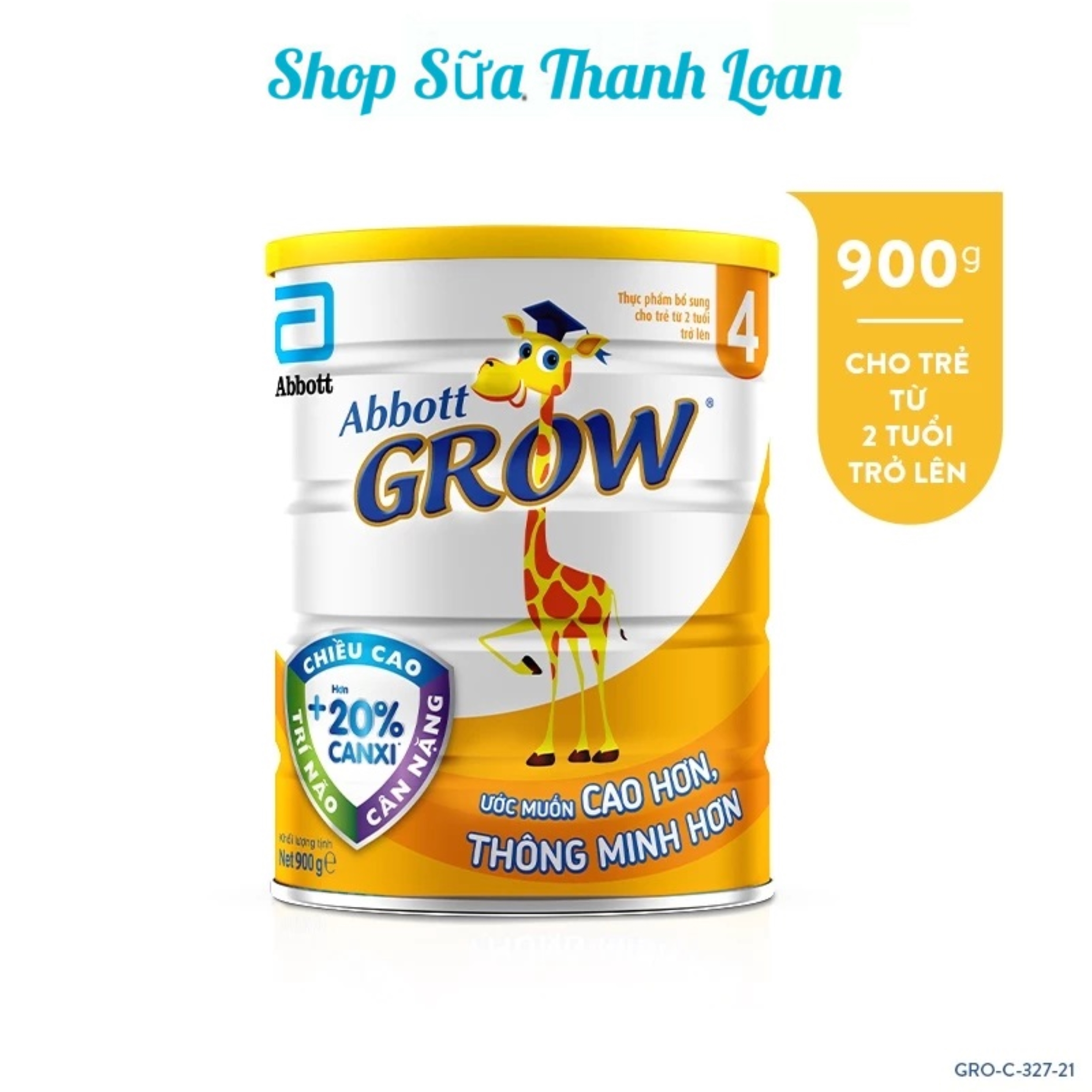 Sữa bột abbott grow 4 - hộp 900g .