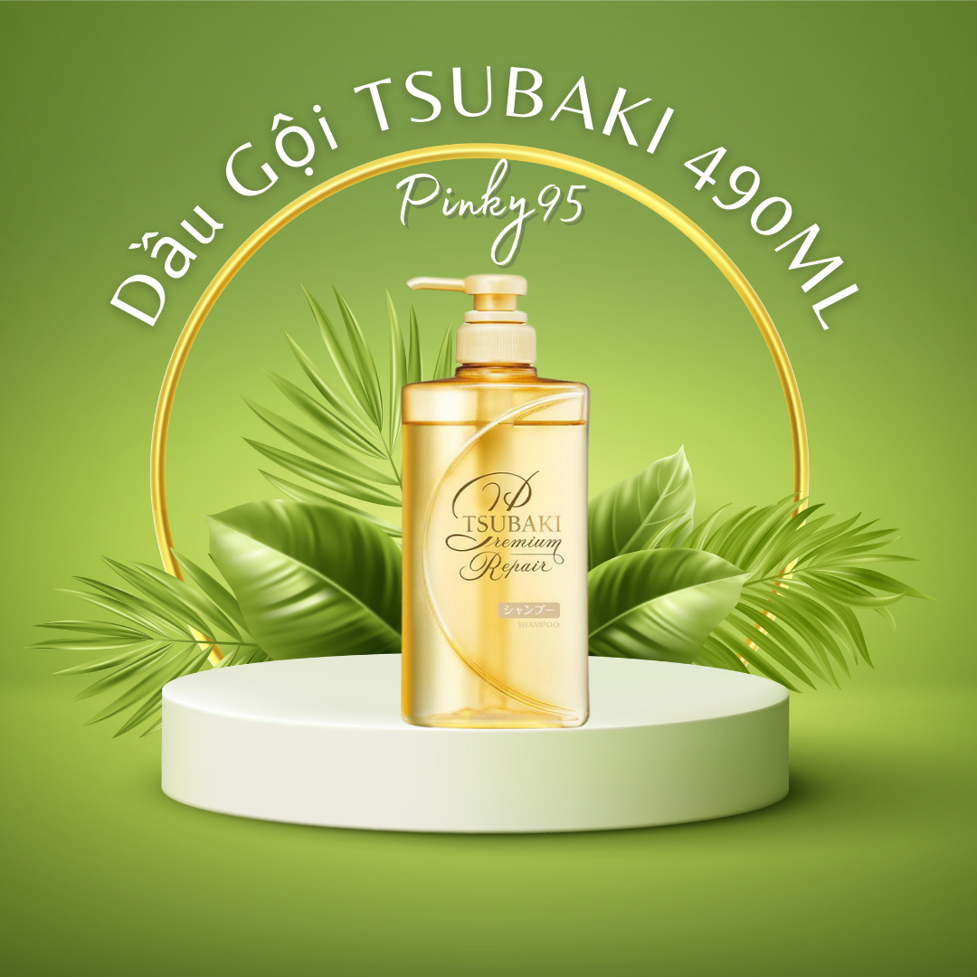 Dầu Gội TSUBAKI Phục Hồi Ngăn Rụng Tóc 490ML