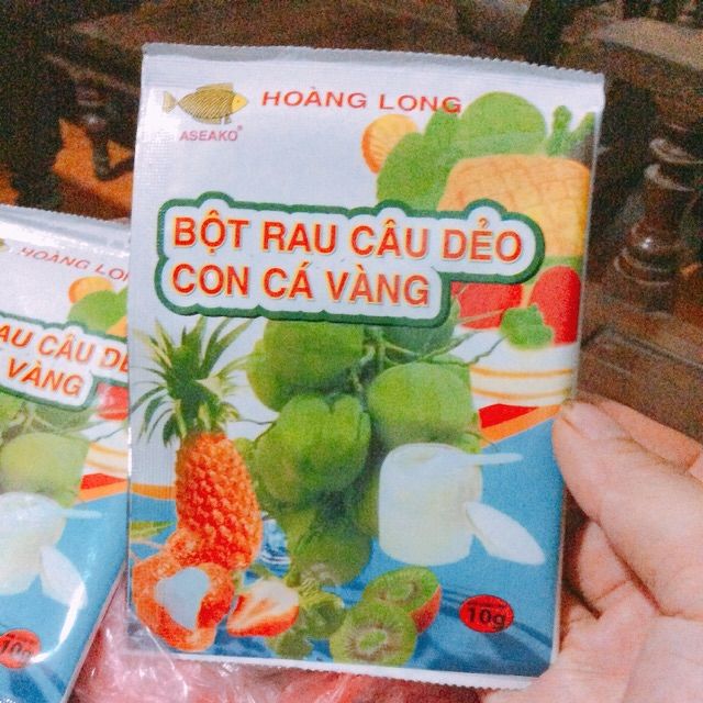 3 GÓI BỘT RAU CÂU CON CÁ DẺO HIỆP LONG