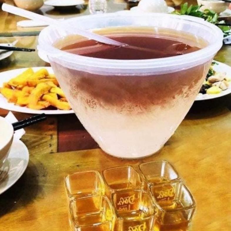 Bộ bát đựng rượu, ướp lạnh rượu, hoa quả