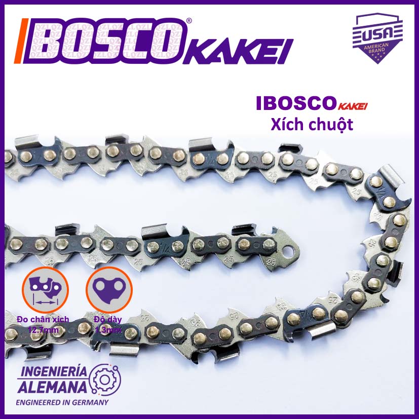 XÍCH CHUỘT BOSCO KAKEI ( dành cho các loại máy bãi)