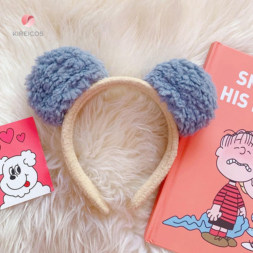 [HCM]Cài Tóc Tai Gấu Lông Xù Siêu Cute - kireicos