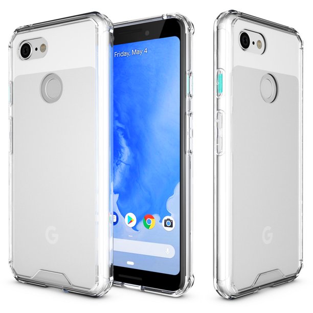 Ốp dẻo trong suốt cho Google Pixel 3 (trắng nhám)