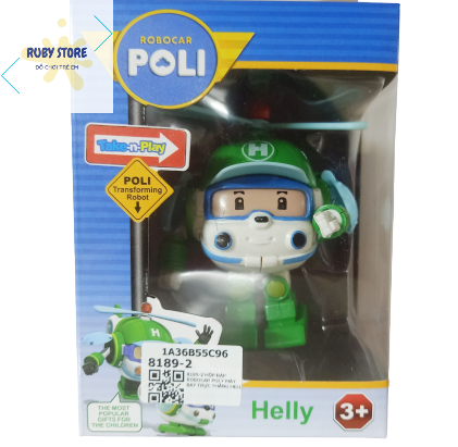 [ROBOCAR POLI] MÁY BAY BIẾN HÌNH HELLY (2 IN 1)