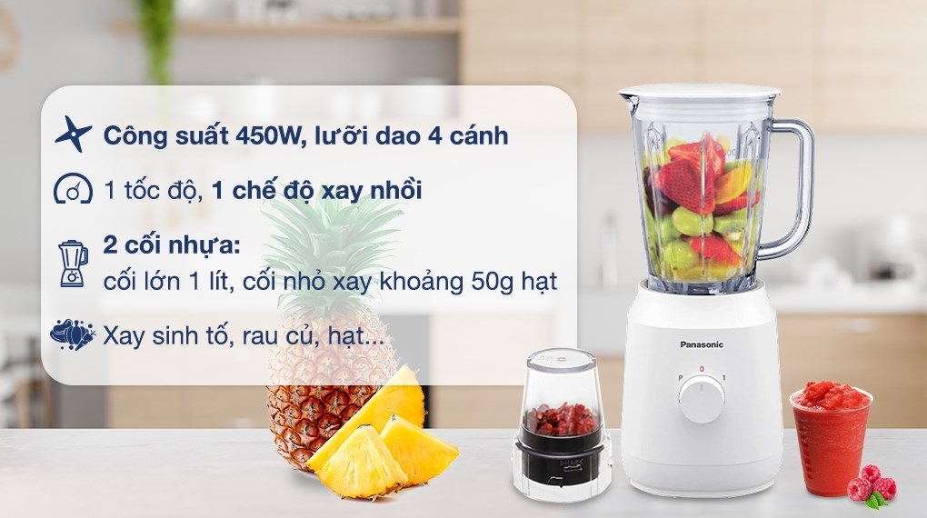 Máy xay sinh tố Panasonic MX-EX1011WRA