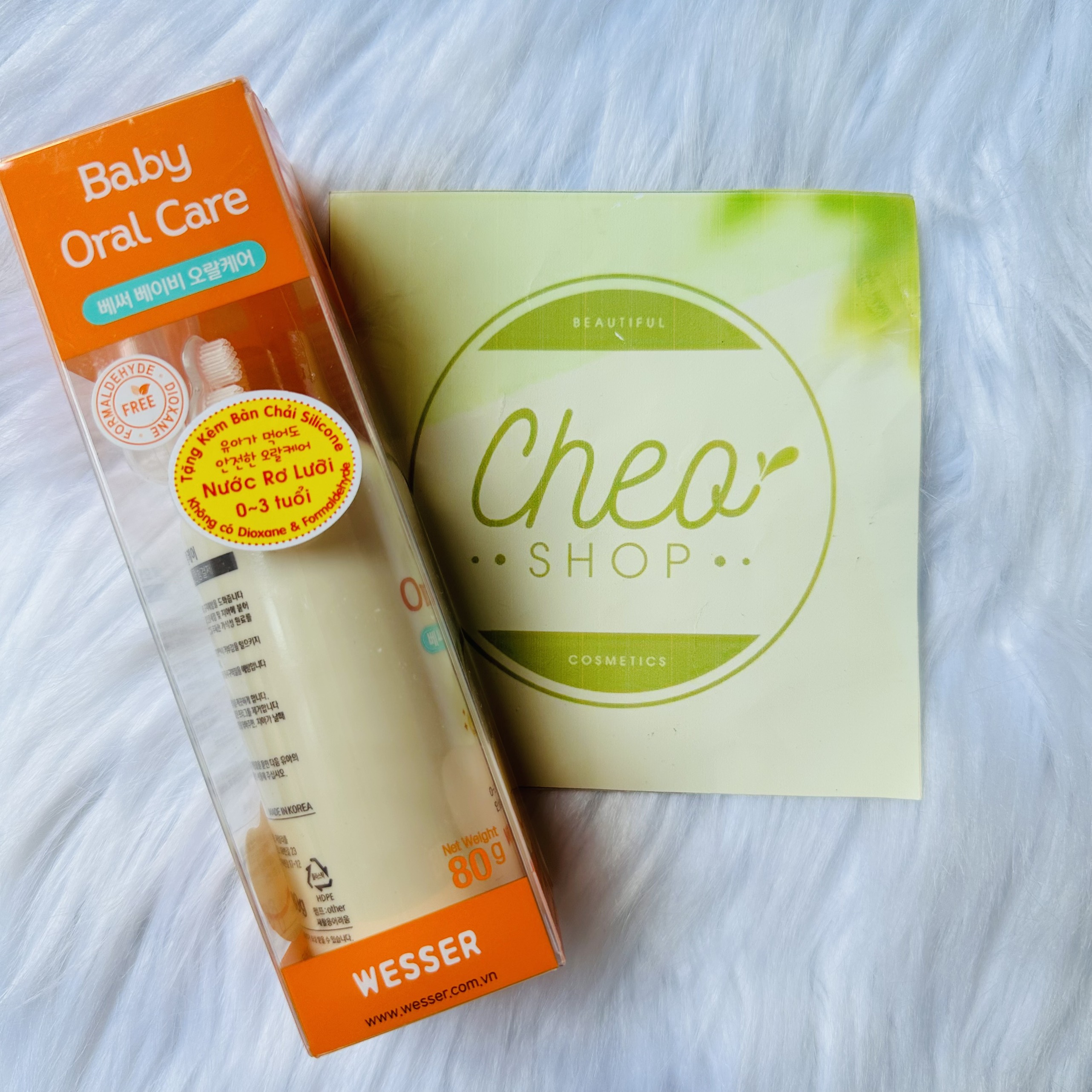 Nước Rơ Lưỡi, Vệ Sinh Răng Miệng Wesser Cho Bé (baby Oral Care) - 80g