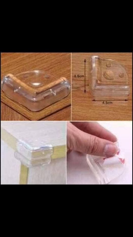 Set 4 Bịt góc bàn silicol vuông