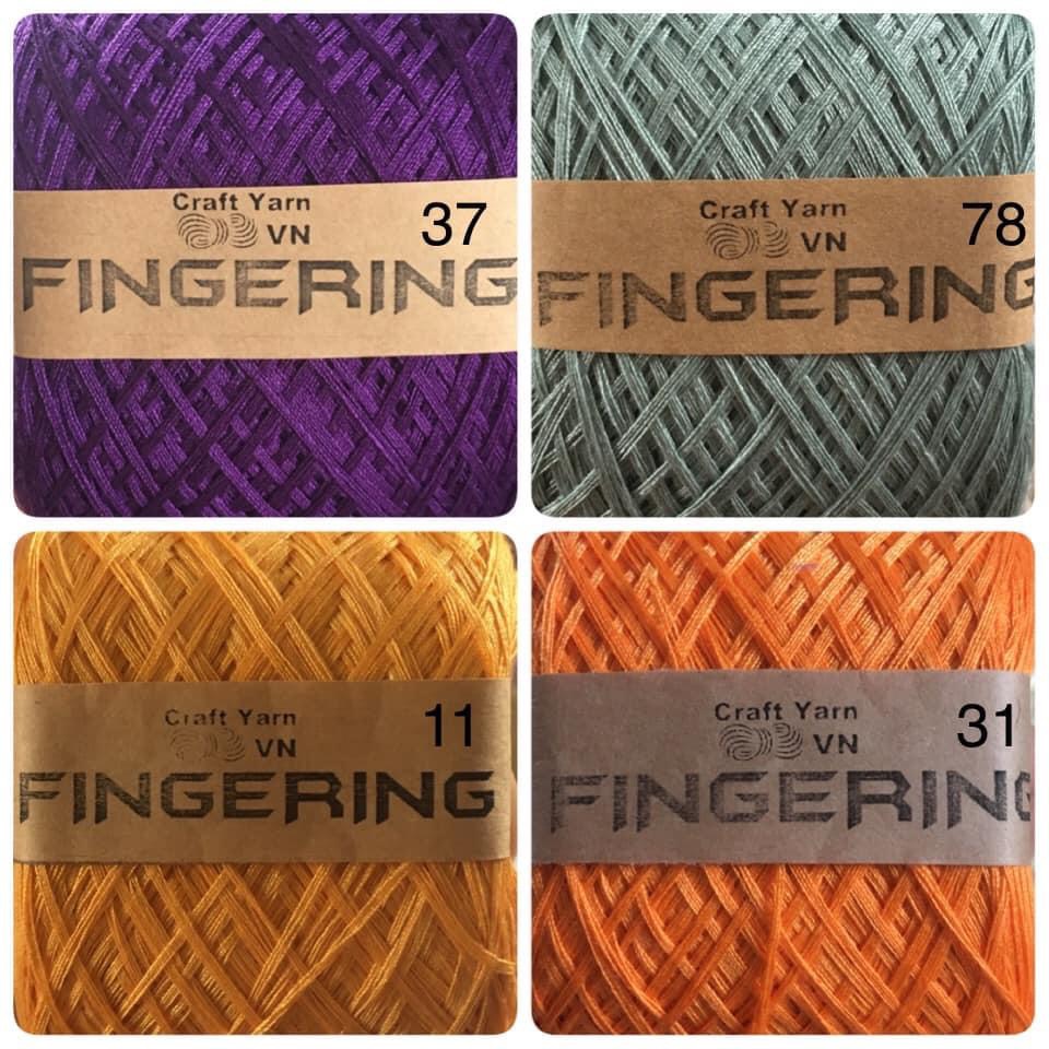 Sợi cotton bóng Fingering