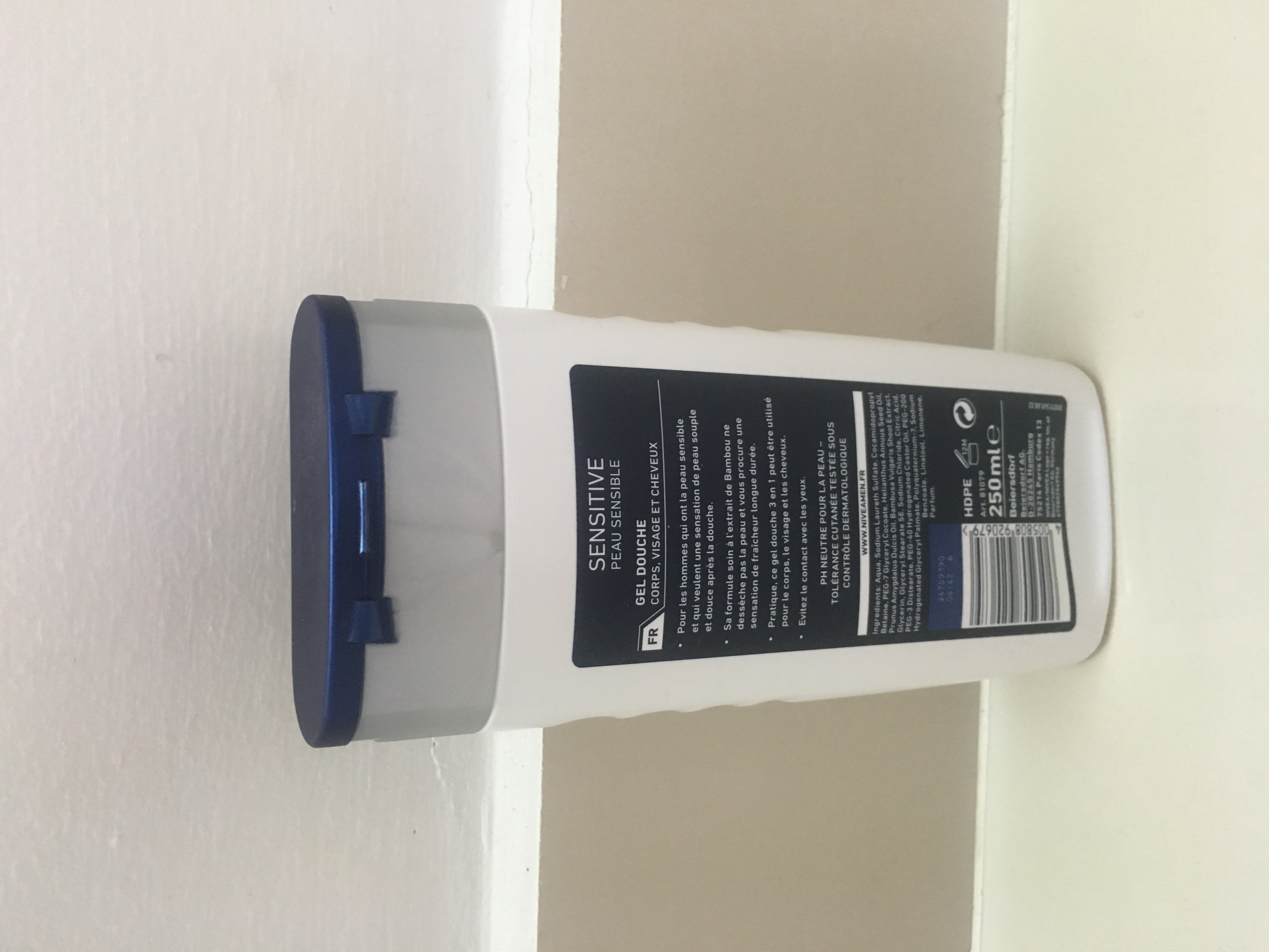 (HÀNG PHÁP) Sữa tắm gội dành cho nam NIVEA Men 250ml