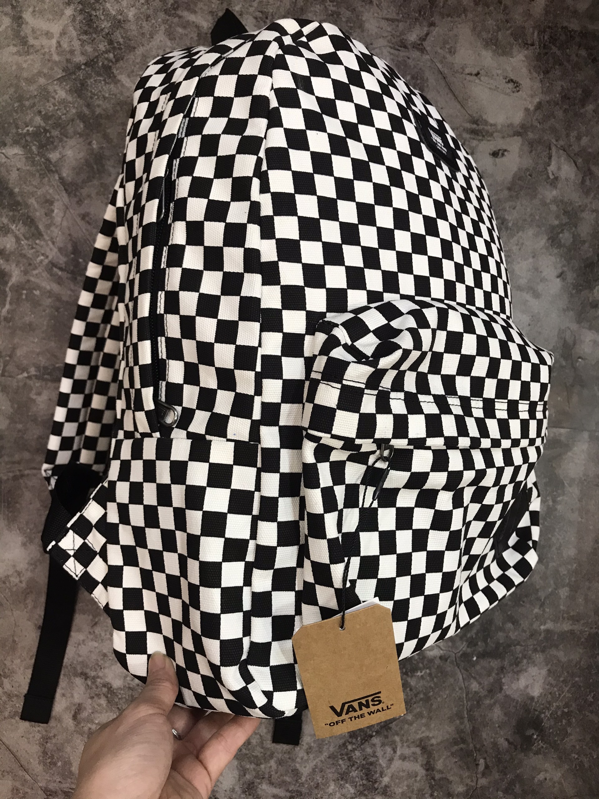 Balo Vans OLD SKOOL CHECKERBOARD BACKPACK
