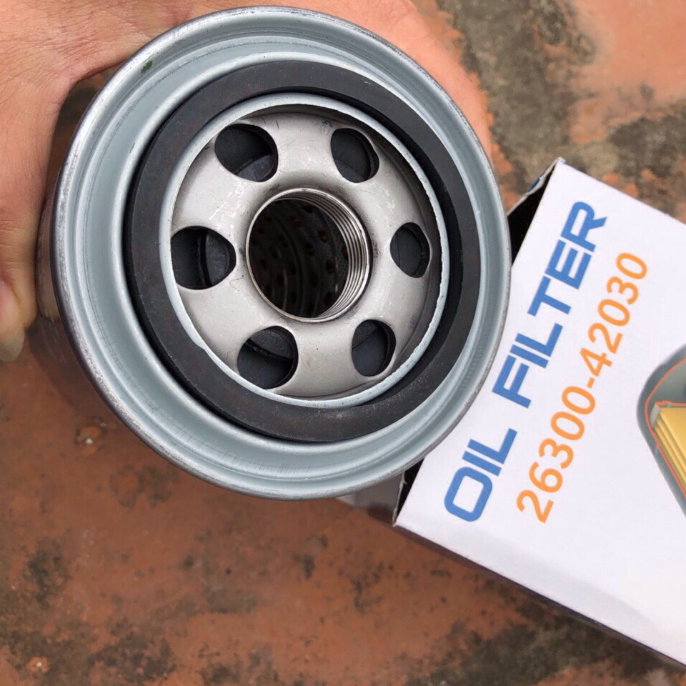 Lọc nhớt dùng cho xe tải 1 tấn, 1.25t, 1.4t hyundai, kia