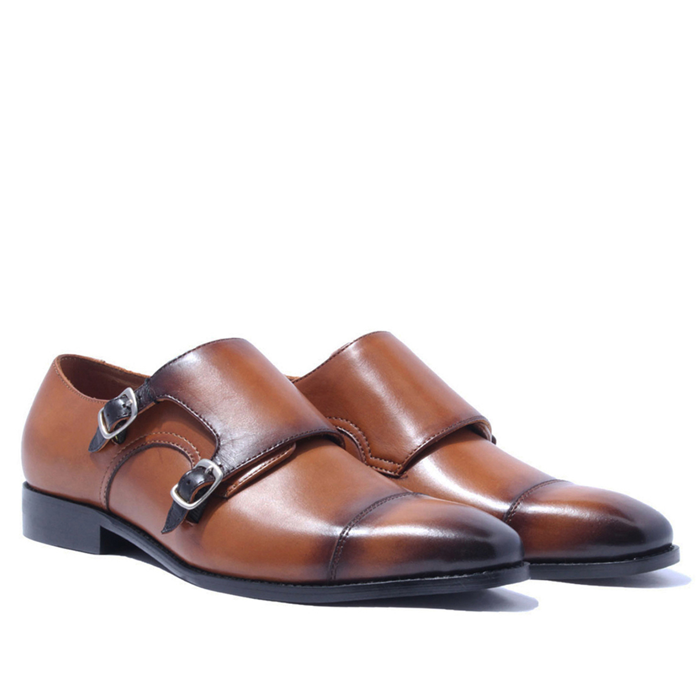 Giày Tây Công Sở Banuli Nam Double Monk Strap H1DS3M0