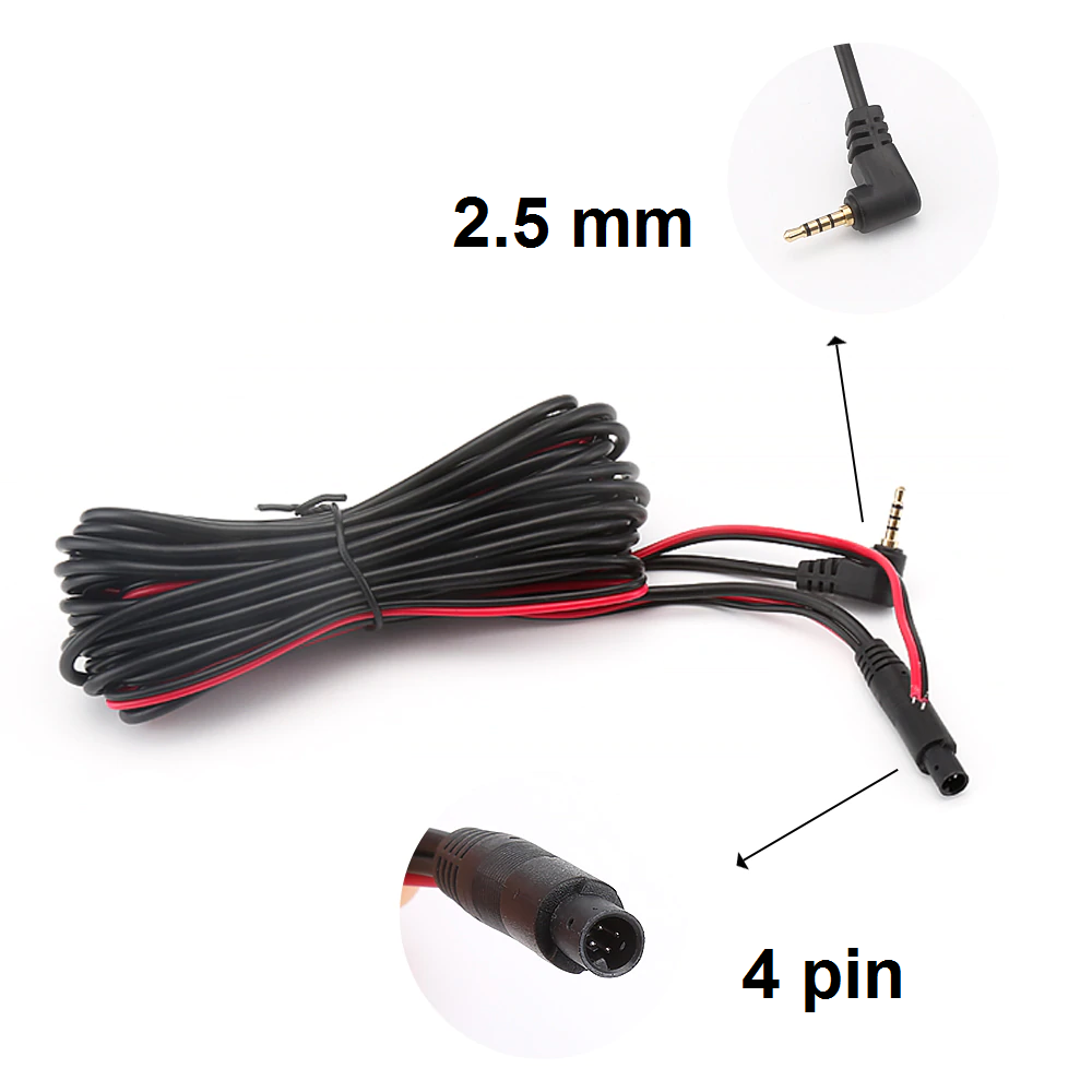 [HCM]Camera Lùi 4 Led 4 Chân Jack 2.5mm Dành Cho Camera Hành Trình