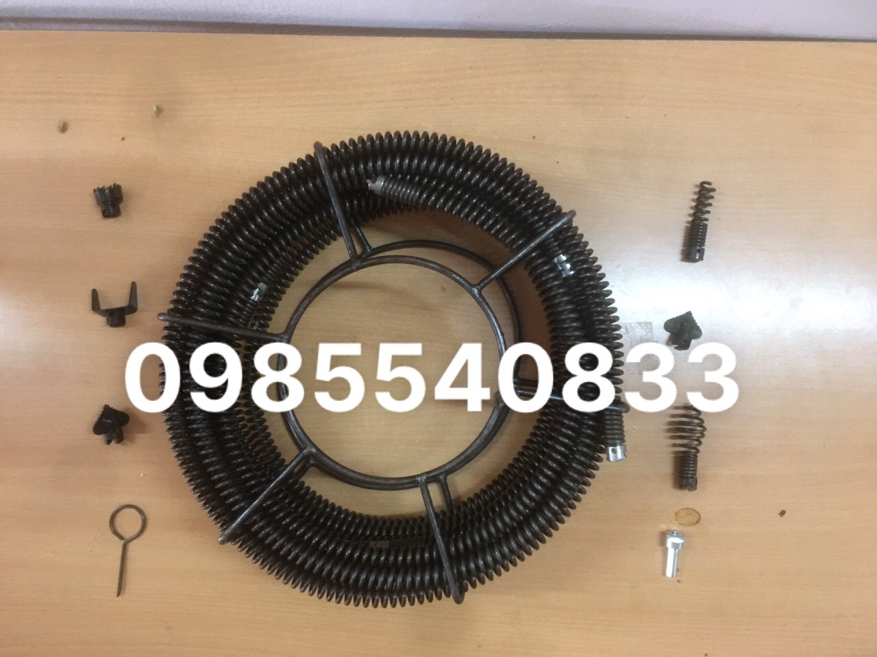 Dây thông tắc dùng cho máy khoan dài 6M ( 6M + 6 đầu thông + kết nối máy khoan....)