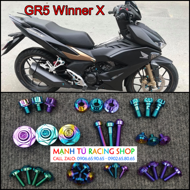 Ốc GR5 full dàn áo Winner X V2, V3 2022