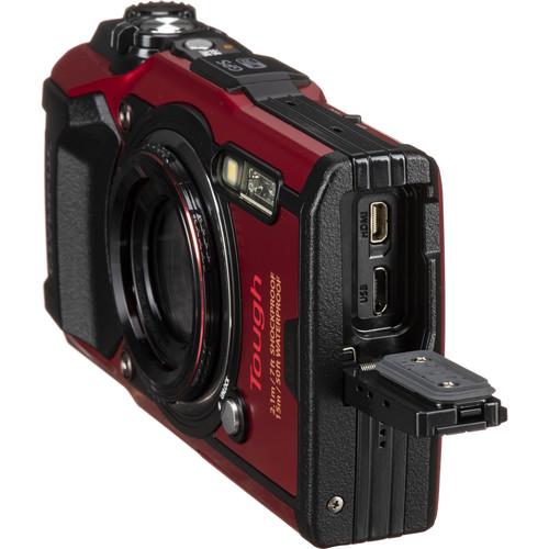 [Trả góp 0%]MÁY ẢNH OLYMPUS STYLUS TOUGH TG-6 ĐỎ