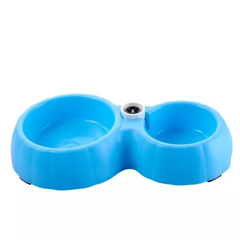 Bát ăn đôi có nút gắn bình nước - Phụ kiện thú cưng B02 (Size L)