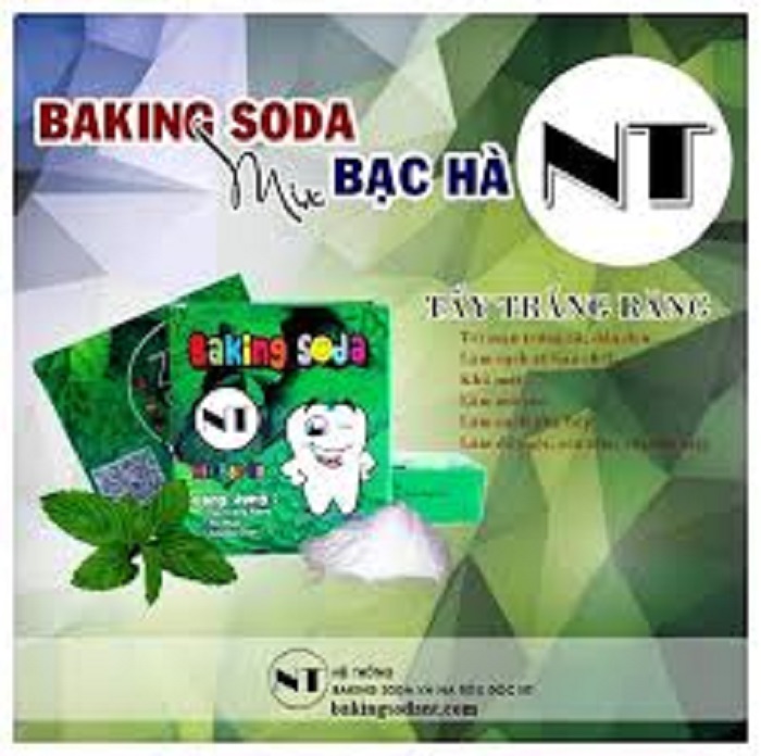 Bột trắng răng Baking soda Mix Bạc Hà 50g