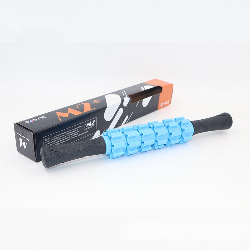 Gậy Massage giãn cơ YOGA (Con Lăn Bánh xe), Dụng cụ tập thể hình YOGA chính hãng POPO có 9 bánh răng giảm đau hiệu quả