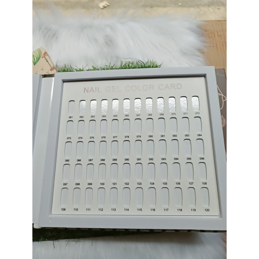 Bảng sổ gắn móng mẫu nail ( 120 ô )