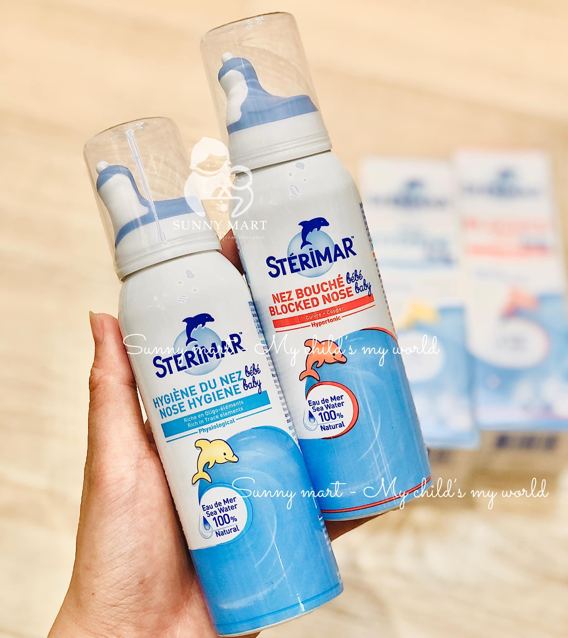 Xịt Muối Biển Sterimar Baby Của Pháp Cho Bé