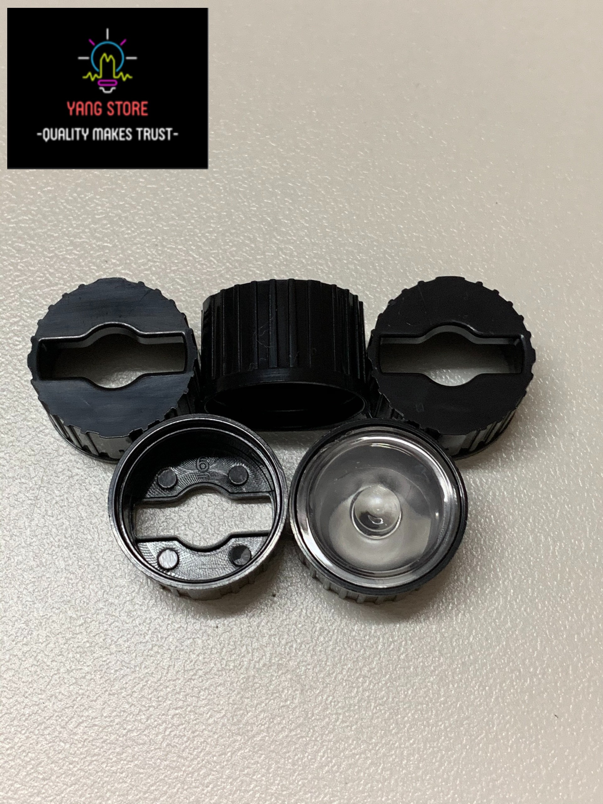 [5cái] chóa led đơn 1W,3W góc sáng 30°,45°,60°