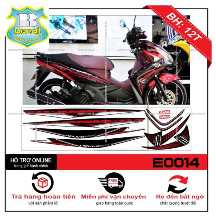 Tem rời nouvo sx zin đỏ đen