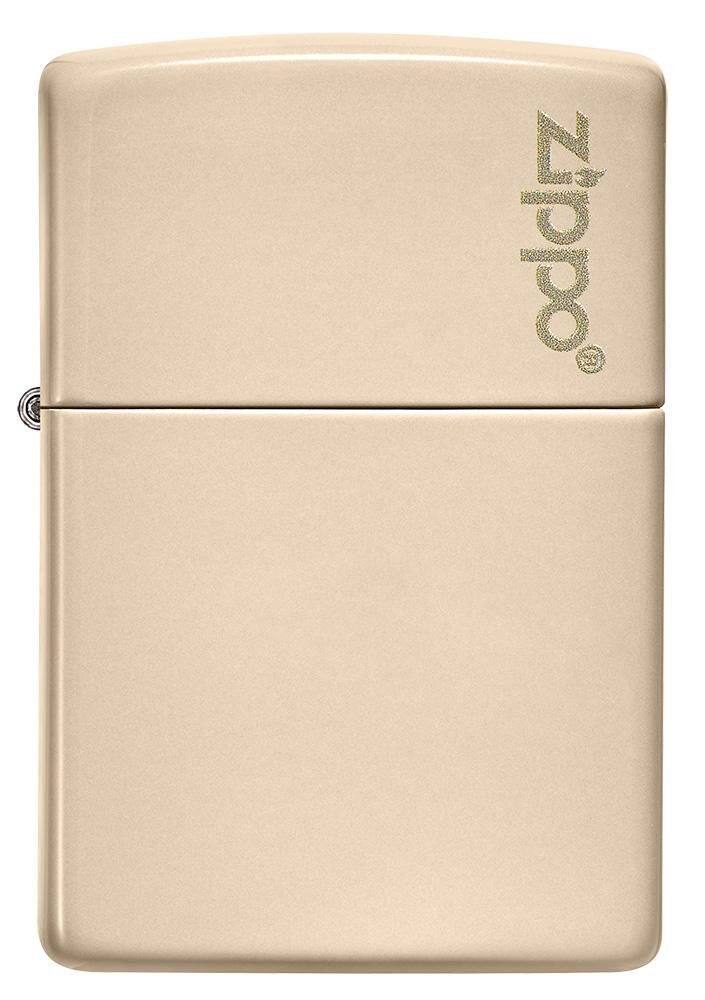 Zippo Classic Flat Sand Zippo Logo Lighter 49453Zl