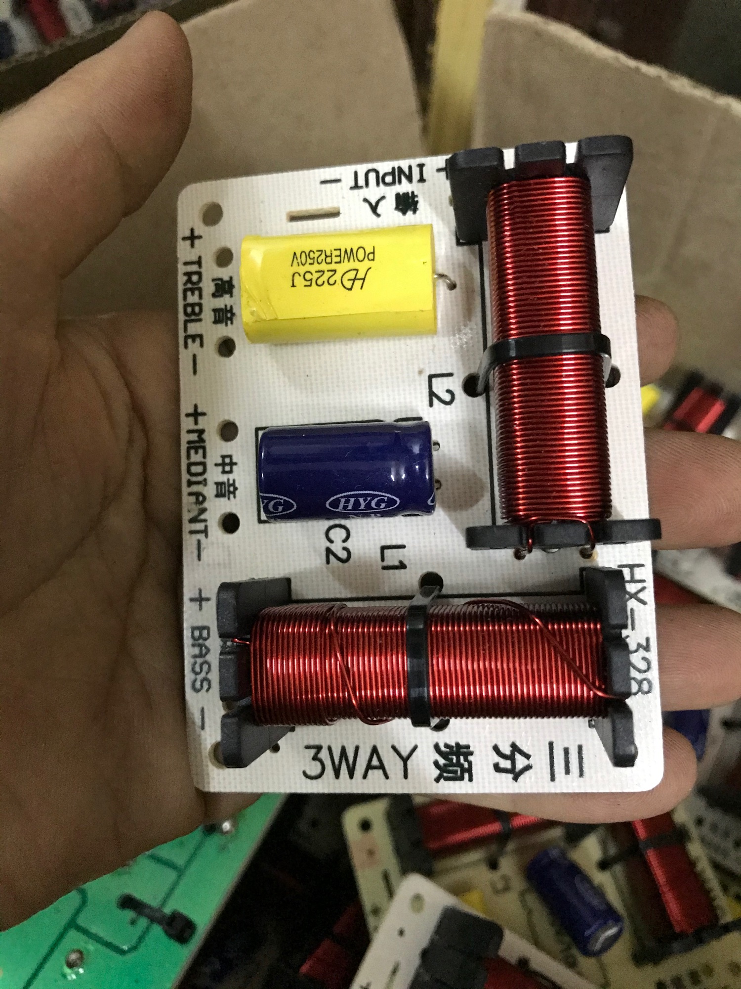 2 mạch phân tần 3 đường tiếng HX 328