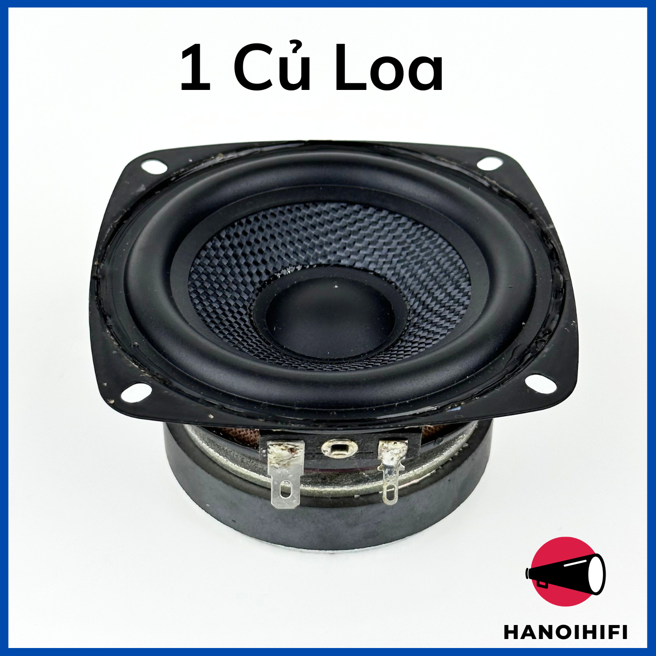Củ loa mid bass 3.5 inch công suất 8ohm 20w màng sợi cacbon