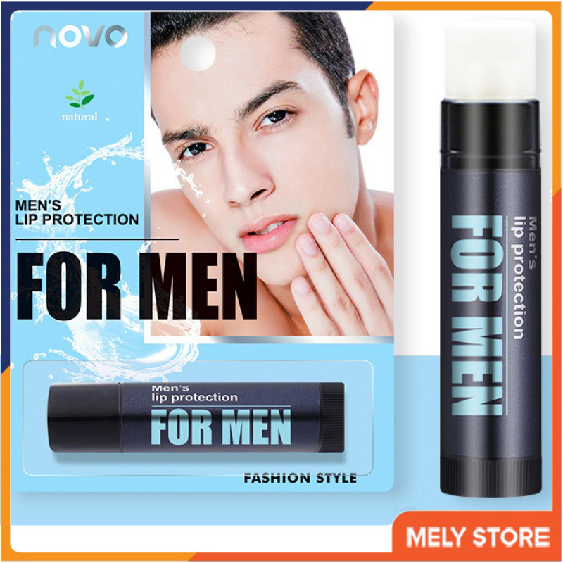 Son môi dưỡng ẩm cho nam giúp dưỡng ẩm, giảm thâm, môi căng mọng, mặt nạ môi chống khô môi và dưỡng môi dành cho nam giới Melystore KH02 giá rẻ
