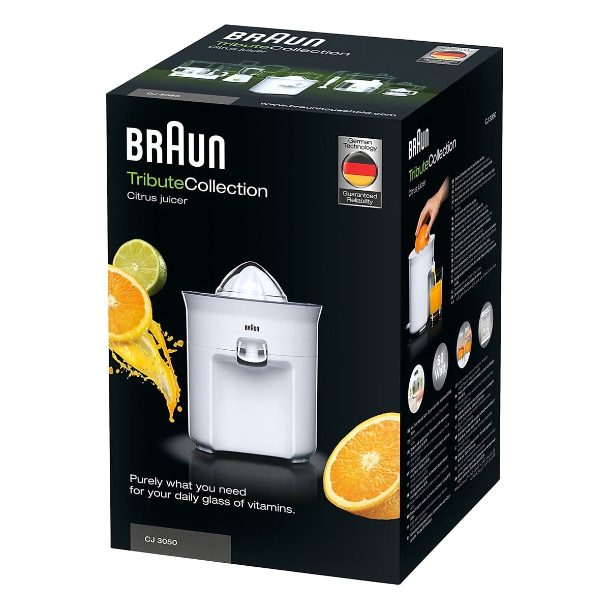 Máy vắt cam Braun CJ3050 (Trắng)