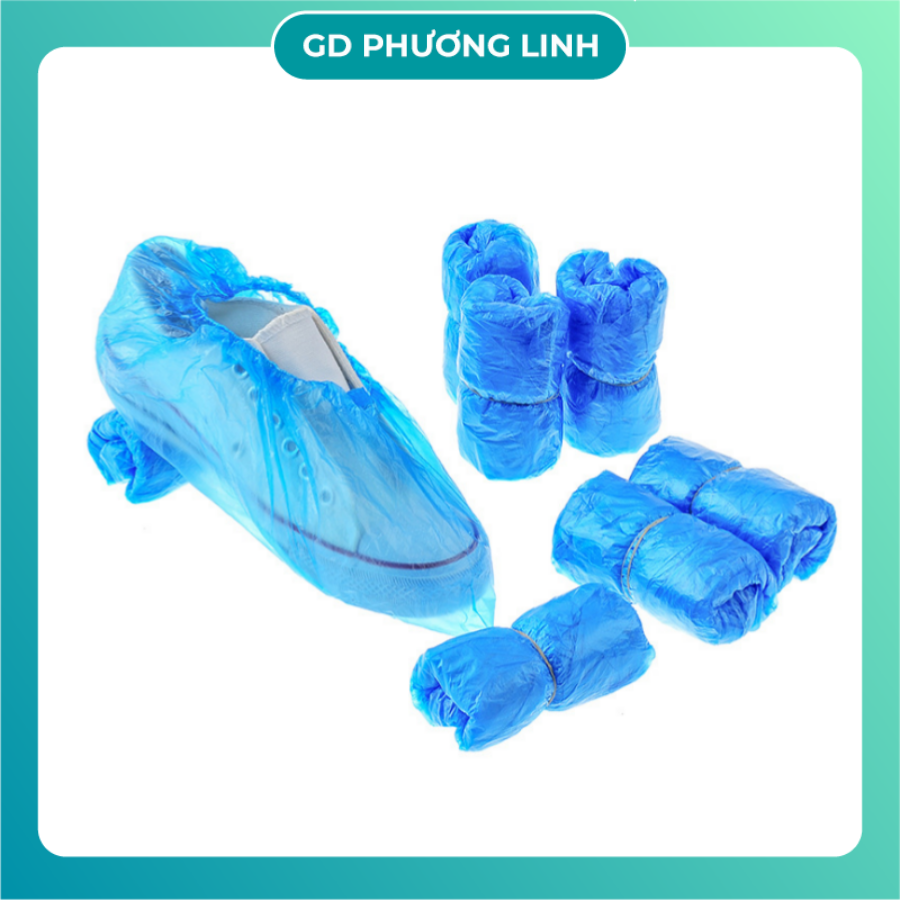 [Combo 100] Túi Nilon Bọc Giày Đi Mưa Dùng 1 Lần