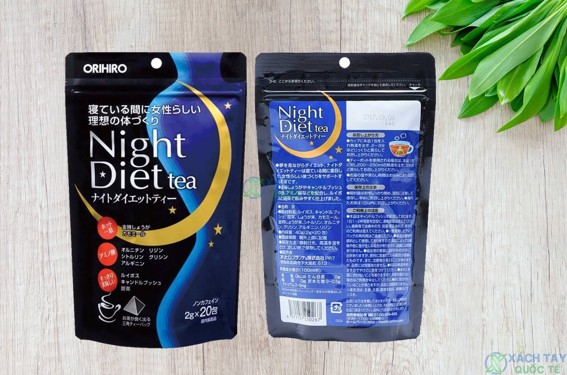 Trà giảm cân Orihiro Night Diet Tea Nhật Bản
