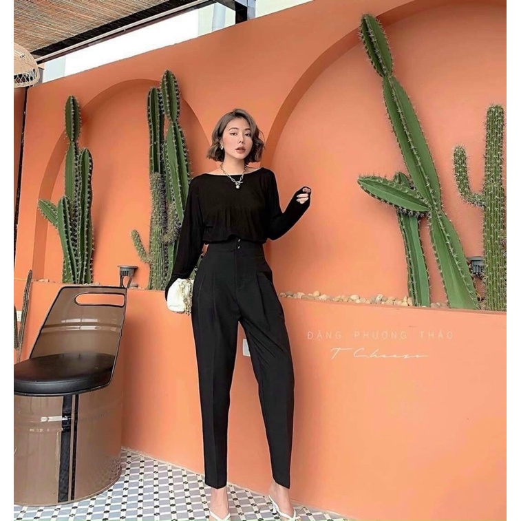 Quần Baggy cạp liền 2 khuy siêu hot