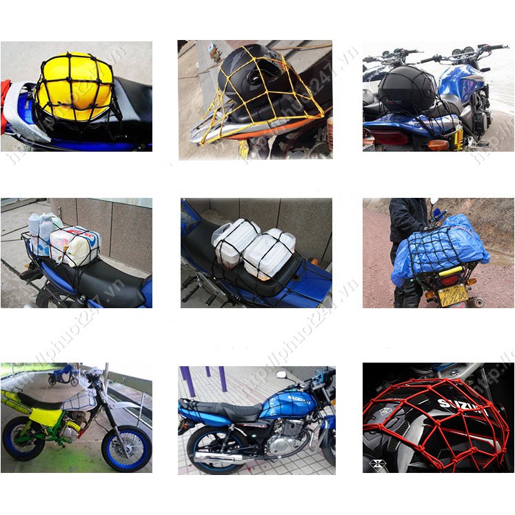Lưới Thun Ràng Đồ Moto, Xe Máy Size Lớn