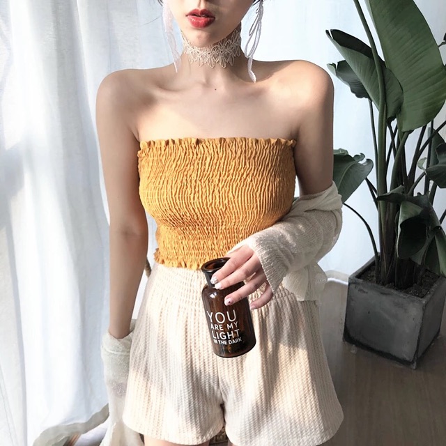 [HCM]Áo ống voan nhúng