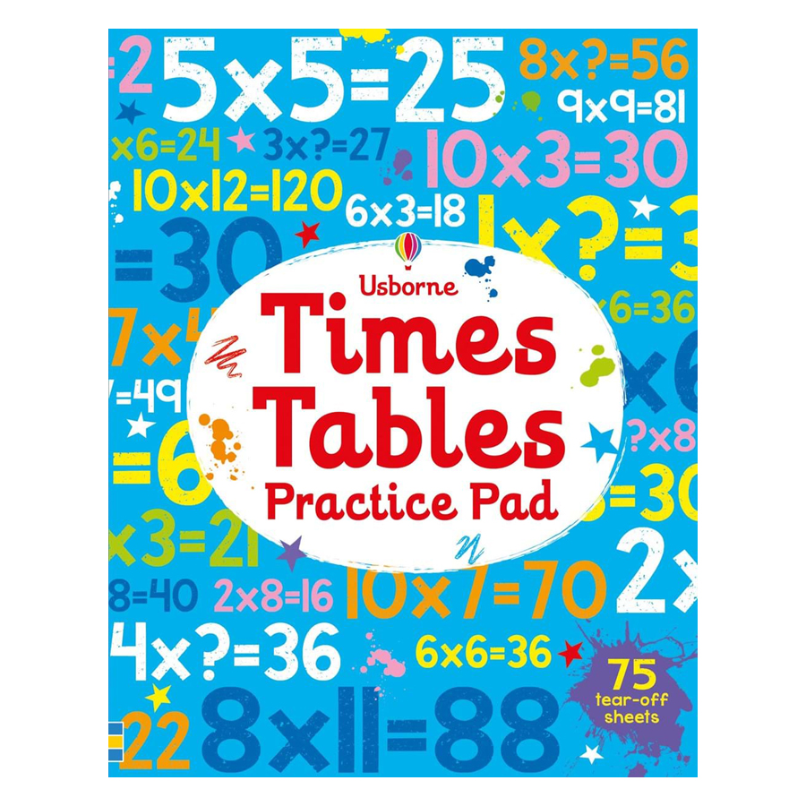 Sách-Anh: Times tables practice pad