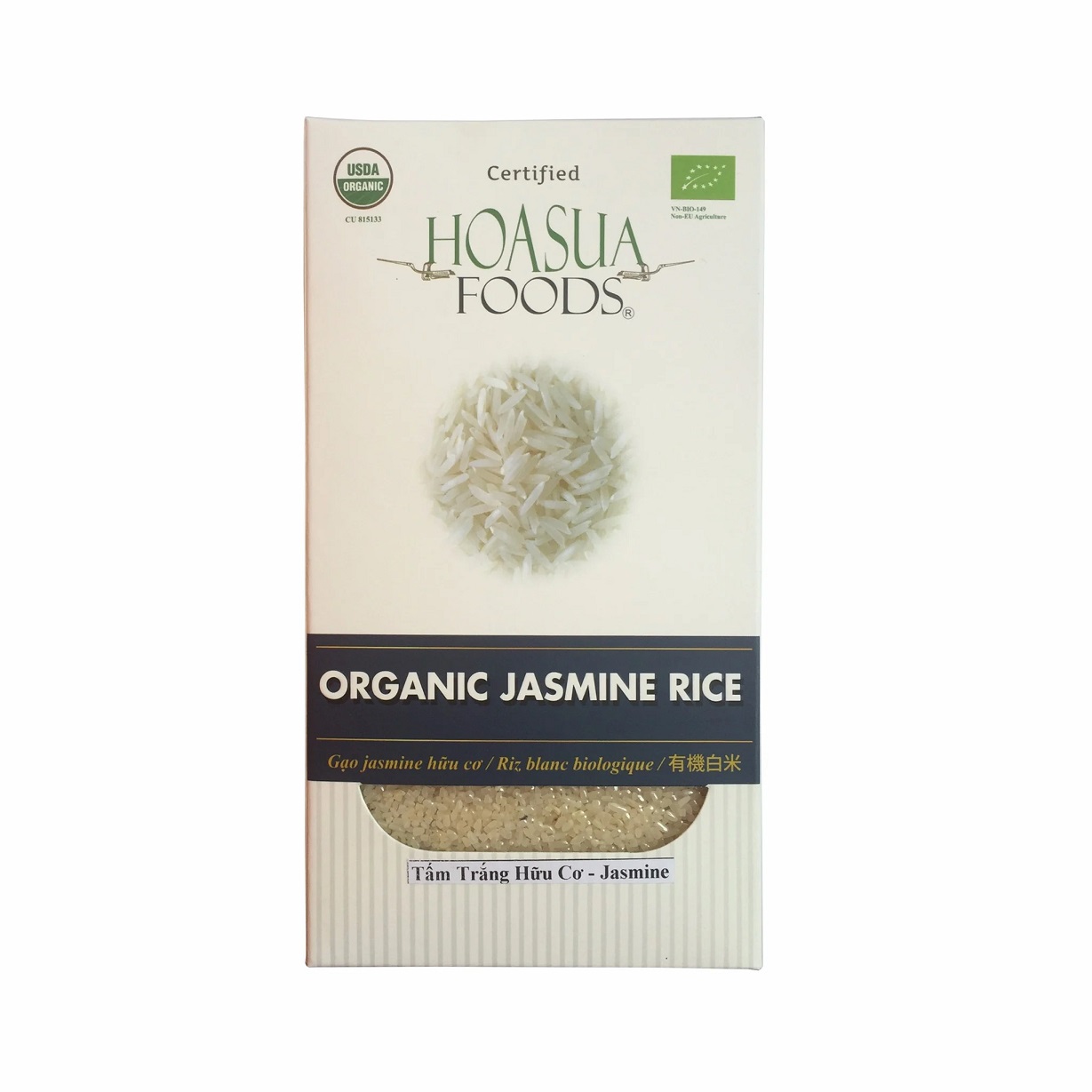 [Hoàn Tiền 15%]Gạo trắng hữu cơ Hoa Sữa Organic Rice 1kg