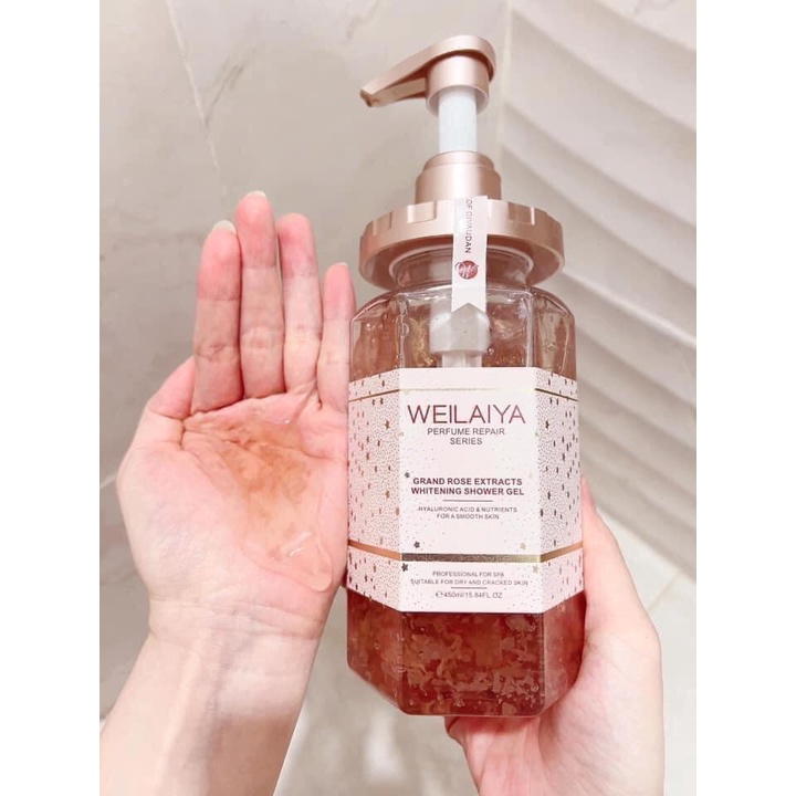 SỮA TẮM TRẮNG DA CÁNH HOA WEILAIYA 450ML
