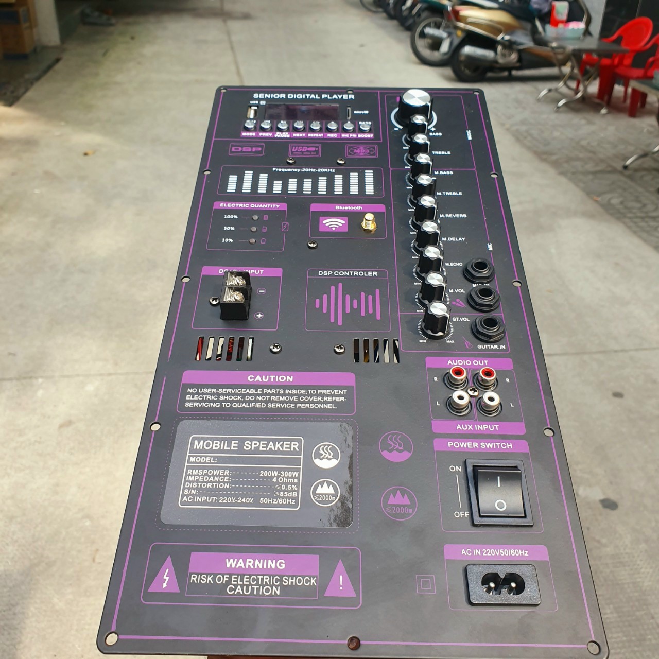Bo mạch loa kéo đôi 4 tấc đôi 5 tấc hay nhất - echo reverb sâu sắc chống hú 19x38 mẫu đứng - bo đứng
