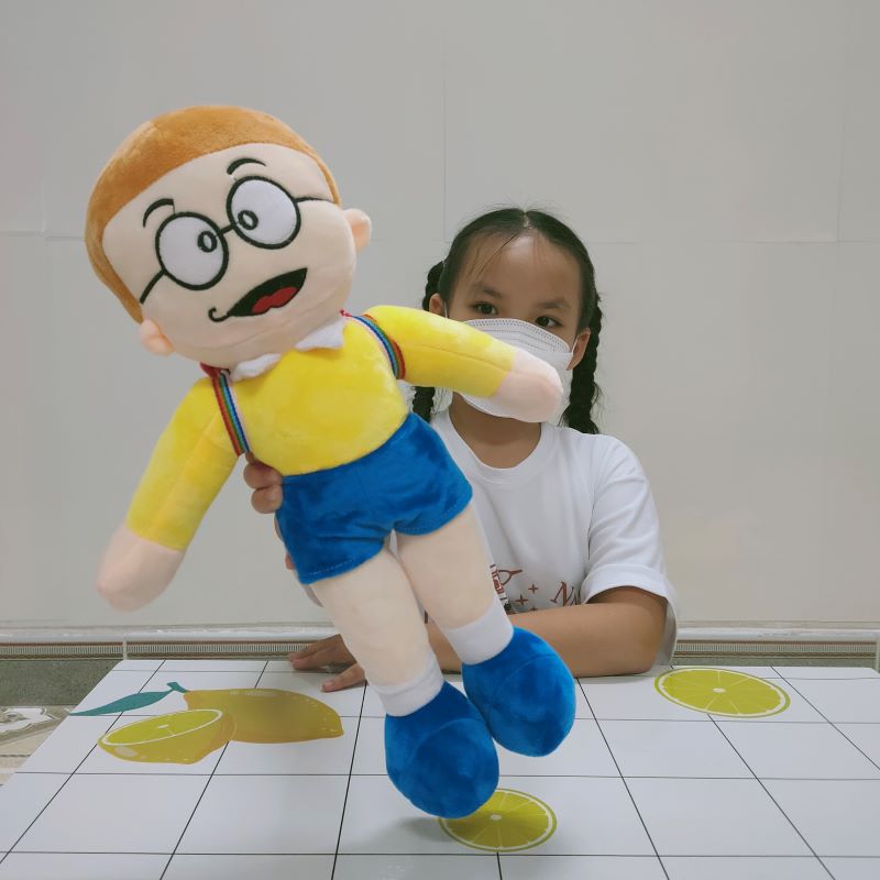 Đồ chơi nobita size lớn gấu bông hoạt hình doremon nobita dễ thương quà tặng giáng sinh cho bé