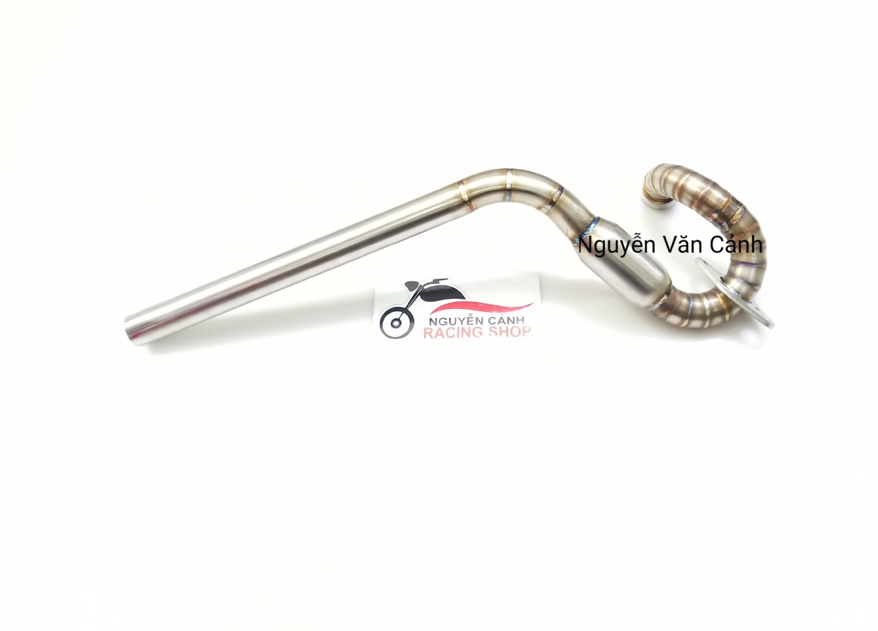 Cổ pô wave nhỏ, dream, bầu hơi inox 304, uy tính chất lượng
