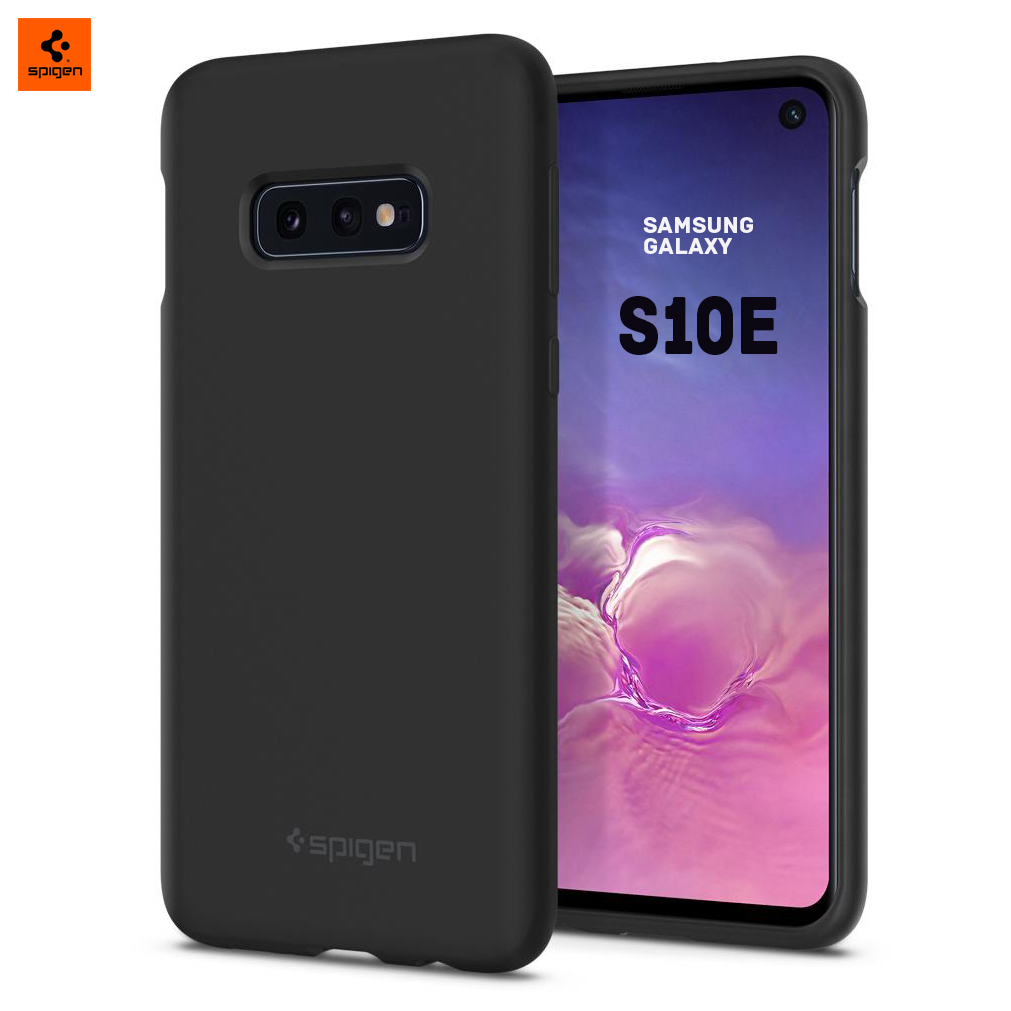 Ốp cho Samsung Galaxy S10E Silicone Fit - Chính hãng Spigen