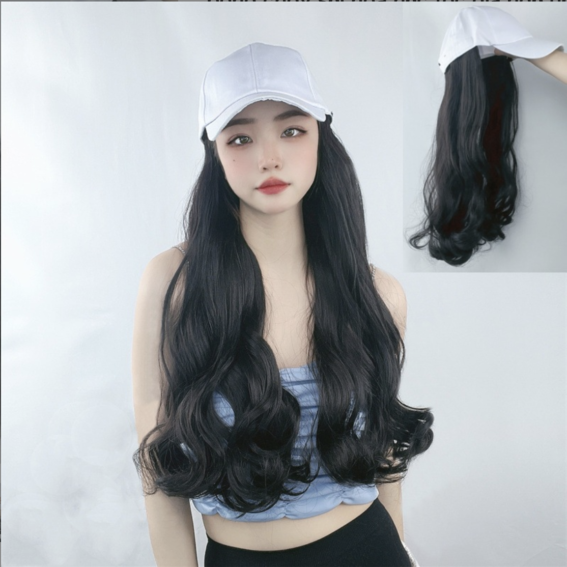 [TẶNG LƯỚI] Nón mũ tóc giả cả đầu xoăn Hàn Quốc