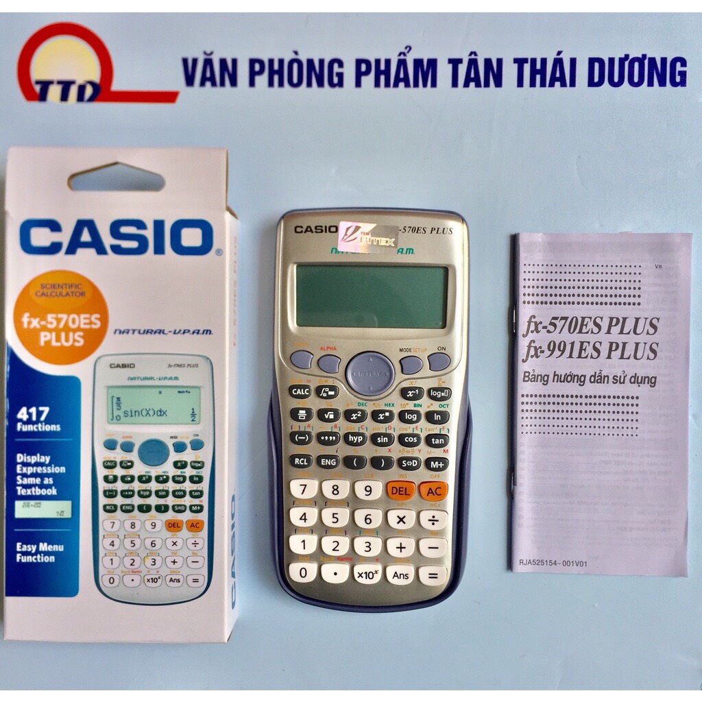 MÁY TÍNH CASIO 570VN PLUS VS MÁY TÍNH CASIO 570ES PLUS