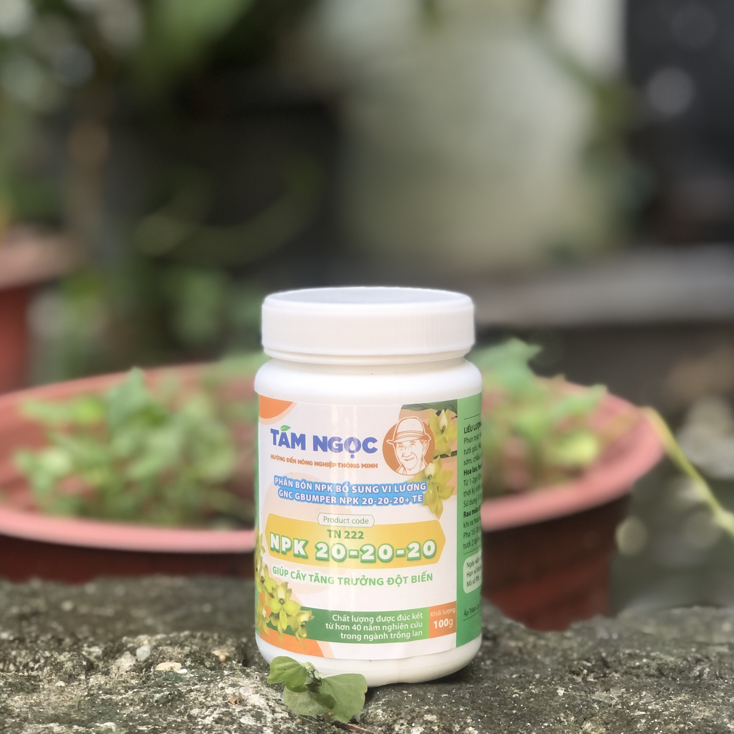 Phân bón npk 20-20-20 tám ngọc -100g
