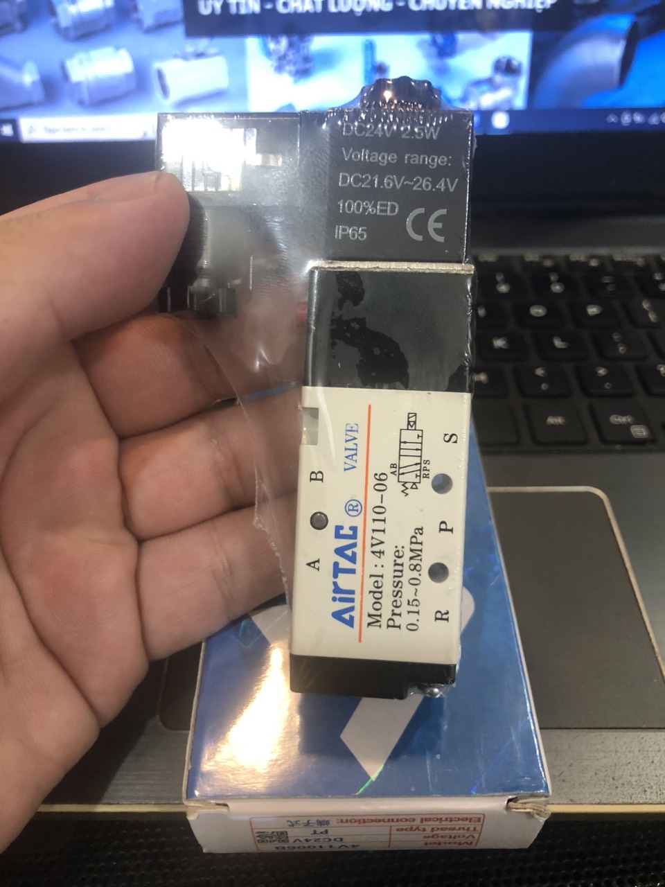 Van điện từ 4v110-06 airtacchính hãng