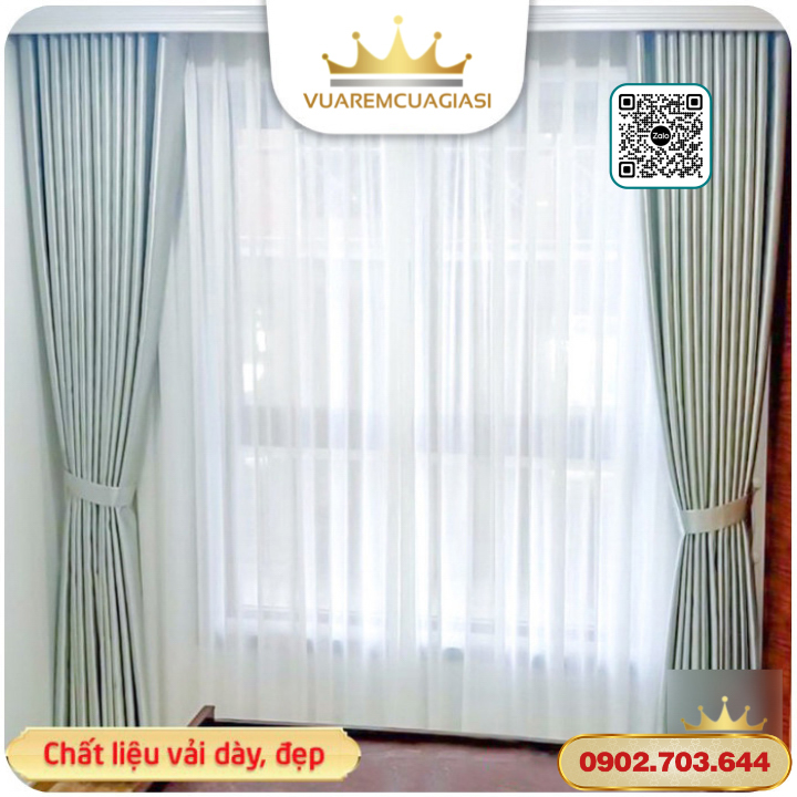 Rèm cửa đủ Size Rộng 4m, chiều cao tùy chọn