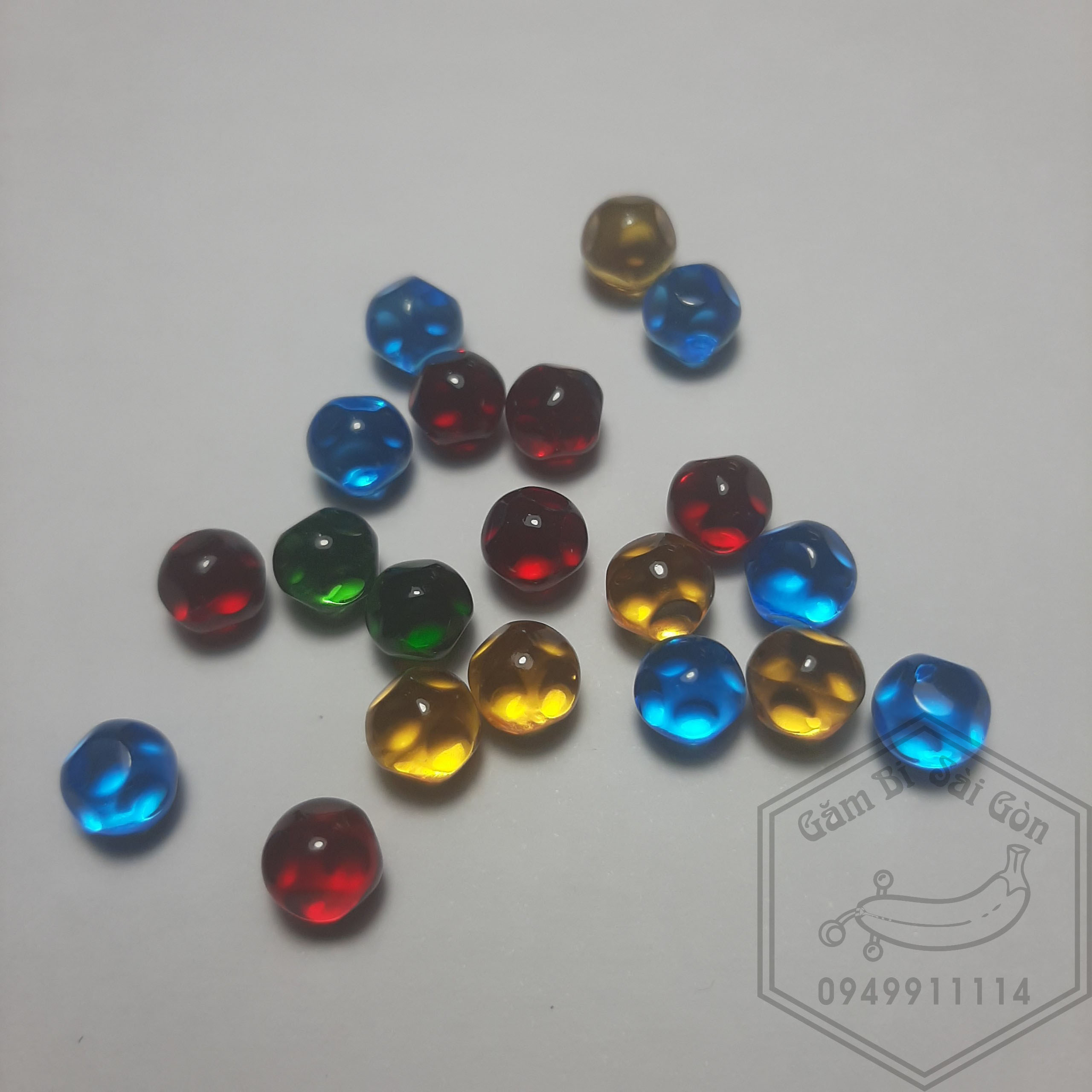 1 Viên Bi hạt Lựu size 8-9-10mm